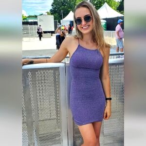 Purple Dress XS Worn Once